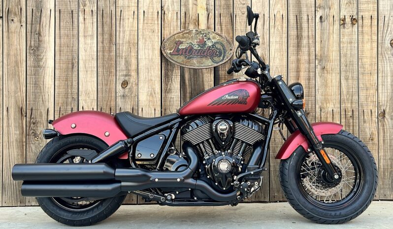 INDIAN CHIEF BOBBER SUNSET RED SMK lleno