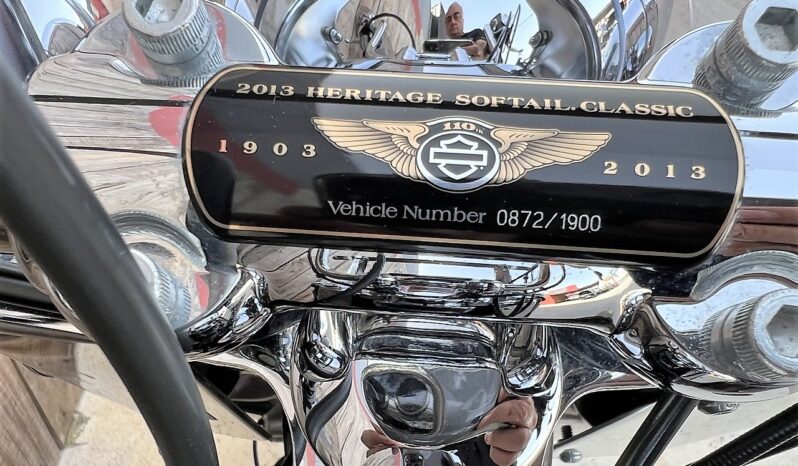 HARLEY DAVIDSON HERITAGE SOFTAIL CLASSIC 110TH lleno