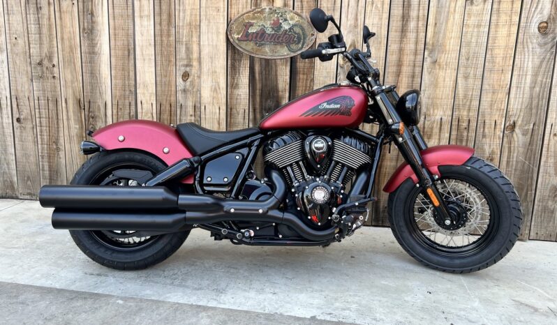 INDIAN CHIEF BOBBER SUNSET RED SMK lleno