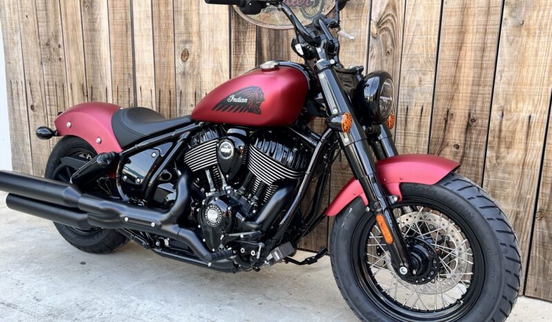 INDIAN CHIEF BOBBER SUNSET RED SMK lleno