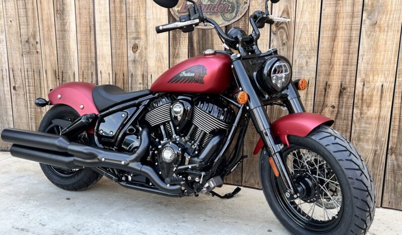 INDIAN CHIEF BOBBER SUNSET RED SMK lleno