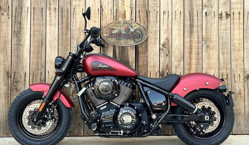 INDIAN CHIEF BOBBER SUNSET RED SMK lleno