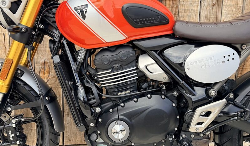 TRIUMPH SCRAMBLER 400 X A2 lleno