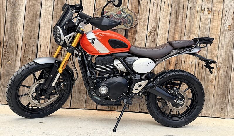 TRIUMPH SCRAMBLER 400 X A2 lleno