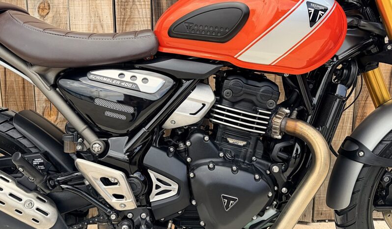 TRIUMPH SCRAMBLER 400 X A2 lleno