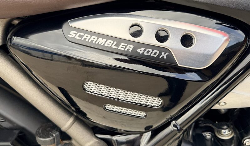 TRIUMPH SCRAMBLER 400 X A2 lleno